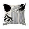 1pcs Bohemian Black White Geometry Pillowcase Square Bedroom Cushion Covers Zipper Living Soft Home  Decor 45x45cm