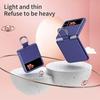 Coque de protection - BOOLING - Samsung Galaxy Z Flip 3 - Antichoc - Bleu Marine - Rigide
