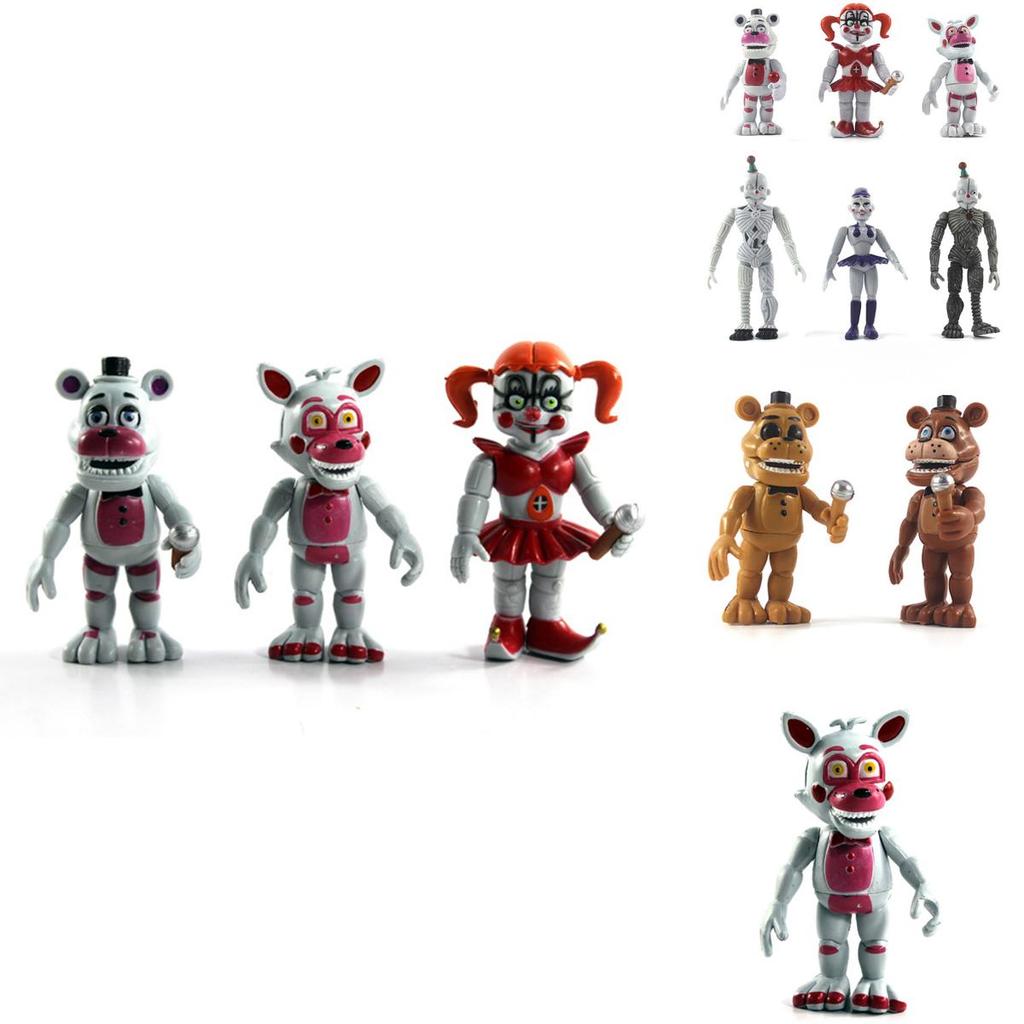 Captivating 6-piece Fnaf Five Nights At Freddy's Action Figures For Enthusiastic Fans