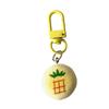 Cute Fruit Print Resin Keychain Creative Bag Hanging Decoration Backpack Charm Gift For Friend Couples