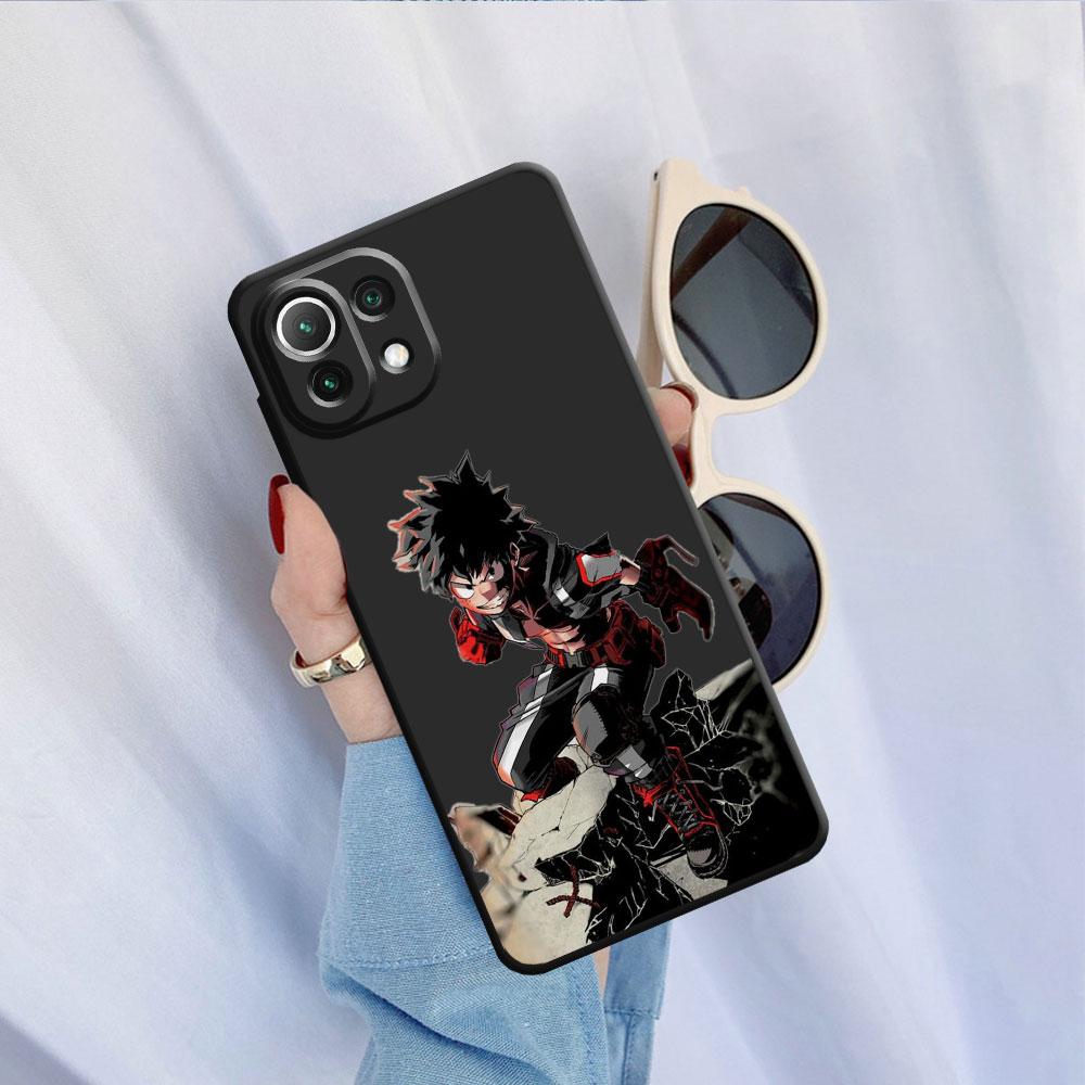Anime My Hero Academia Case for Xiaomi Mi 11i 12X 11 Lite 11X 10T 12 Pro 11T 10 10S 12S Ultra TPU Black Phone Cover Shell