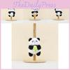 Cute Leaf Panda Plush Toy Keychain In Soft Short Fur For Kids And Collectors