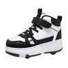 Children's runaway shoes 2025 new double-wheel skates medium and large boys' fashion casual shoes outdoor children's shoes