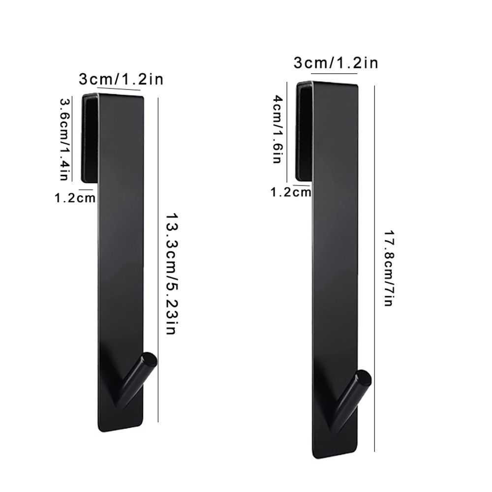 Multi-Purpose Door Hooks Free Punching Frameless Robe Hooks Towel Rack Storage Hanger Shower Hook