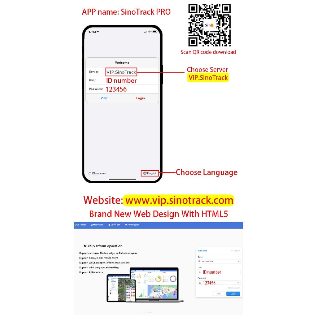 SinoTrack 4G Mini OBD II GPS Tracker ST-902L Built-in Battery 16PIN Car Vehicle Real-Time Tracking Device Online Software