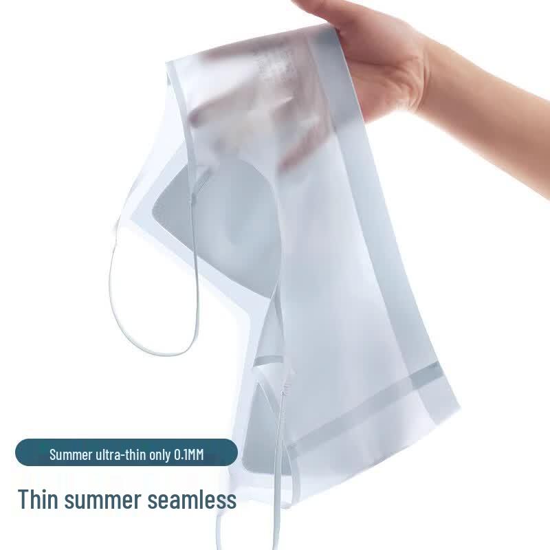 YUZHAOLIN Women s Ultra-Thin Ice Silk Seamless Wireless Bra 2-Pack L (approx. 50-60kg)