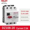 Delixi DZ108-20 Three-Phase Motor Protector Switch CDV2S Circuit Breaker CDP6-32