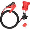 Jumper Cables with Fuse for Milwaukee M18 18V Battery Jumper Starter Automotive Booster Cables Power Tool Line 8AWG 6.2Ft (Advanced Safe Design with