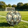 1pc Bamboo Crane Pond Theme Soccer Ball Football, Size 5, Lightweight PVC, Outdoor Training Soccer Ball,Sports Gift T61431