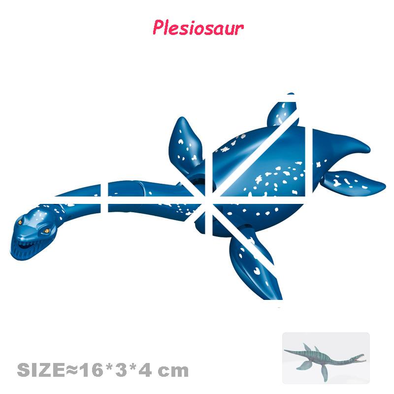 Velociraptor Triceratops Jurassic Dinosaurier Welt Indominus T-Rex Modell Zusammenbauen Pädagogische Bausteine Spielzeug für Kinder Geschenke