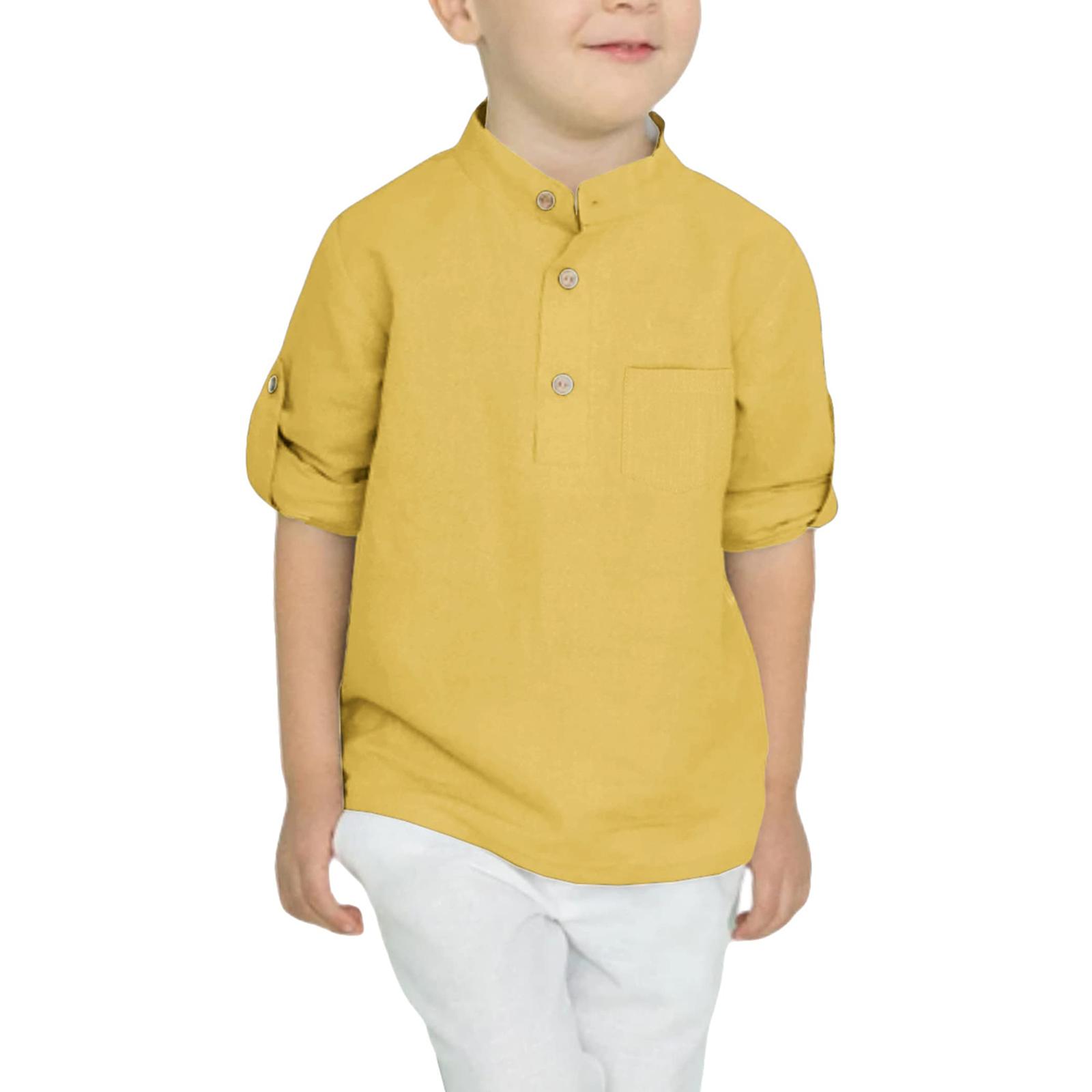 

Children s Clothing Casual Loose Tops 140 жовтий