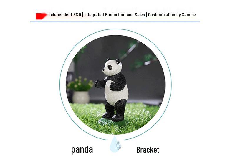 Panda Resin Glasses Holder - Cartoon Desktop Display Stand
