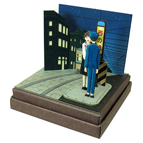 Sankei Studio Ghibli mini From Up on Poppy Hill: Two People at the Bus Stop Non-Scale Paper Craft MP07-80