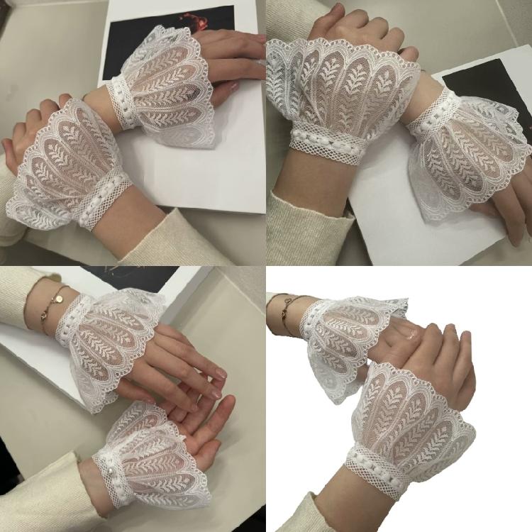 Cavity Out Arm Sleeve Attachments Stretchy Material For Smooth Blending With Dresses Tops Blouses