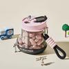Neue wöchentliche Pillendose mit Lanyard Stiefelform Pillenaufbewahrungsbox Klarer Pillenspender