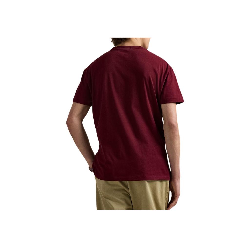 Polo Ralph Lauren Classic Fit Logo Knit T-Shirt Men Tops Red 710981152-005