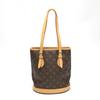 Monogram Bucket PM Handbag Monogram Canvas Brown Women M42238 Used