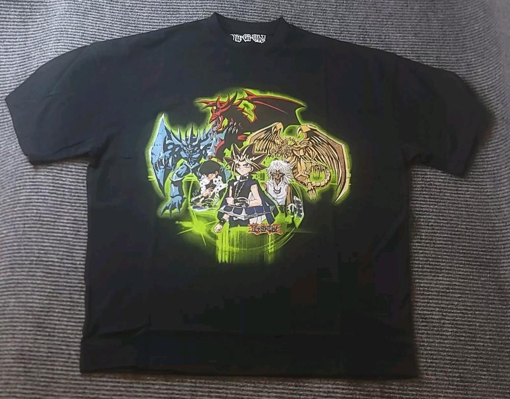 Yu-Gi-Oh Shirt Mens S Black Graphic T- Shirt Short Sleeve Tee Anime Manga Gods Unisex T-Shirt XXXL