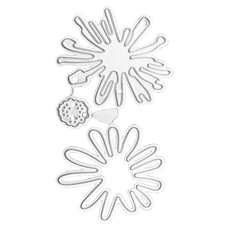 Sweet Daisy Die Cuts Chrysanthemum Flower Metal Cutting Dies Embossing Stencils-for DIY Scrapbooking Photo Cards-Decor