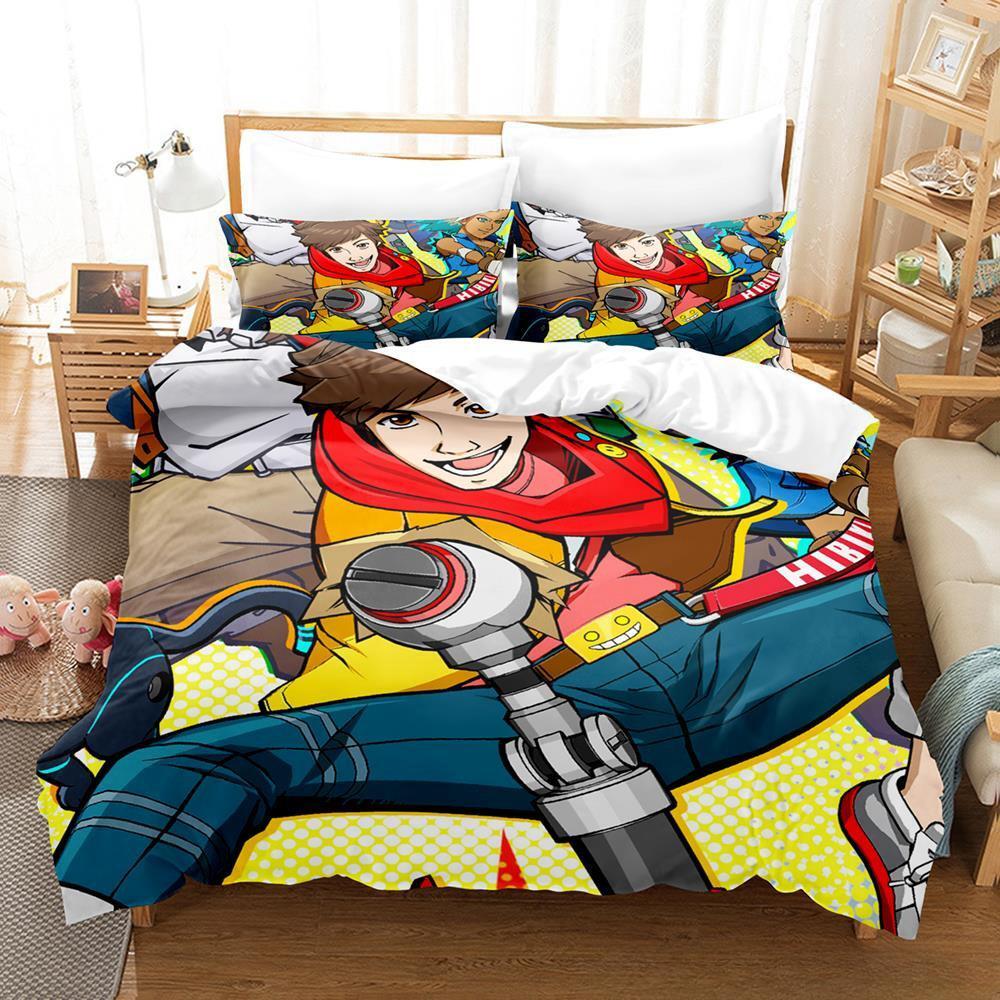 3d Print Game Hi-Fi Rush Bedding Set Single Twin Full Queen King Size Bed Set Adult Kid Bedroom Duvet Cover Sets Home Textiles