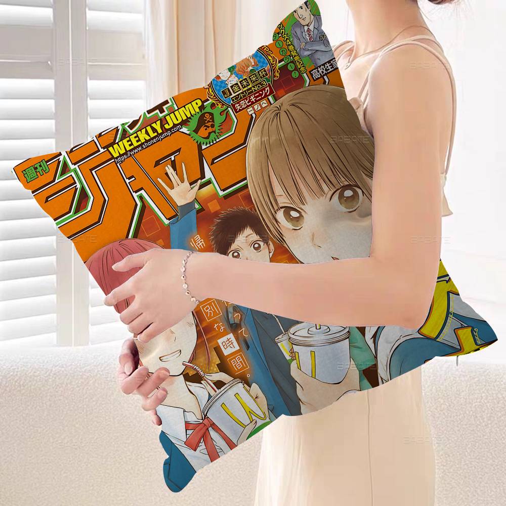 Blue Box Anime Cushion Cover Pillow Cover Decor Pillowcase Printed Cushion Case For Couch