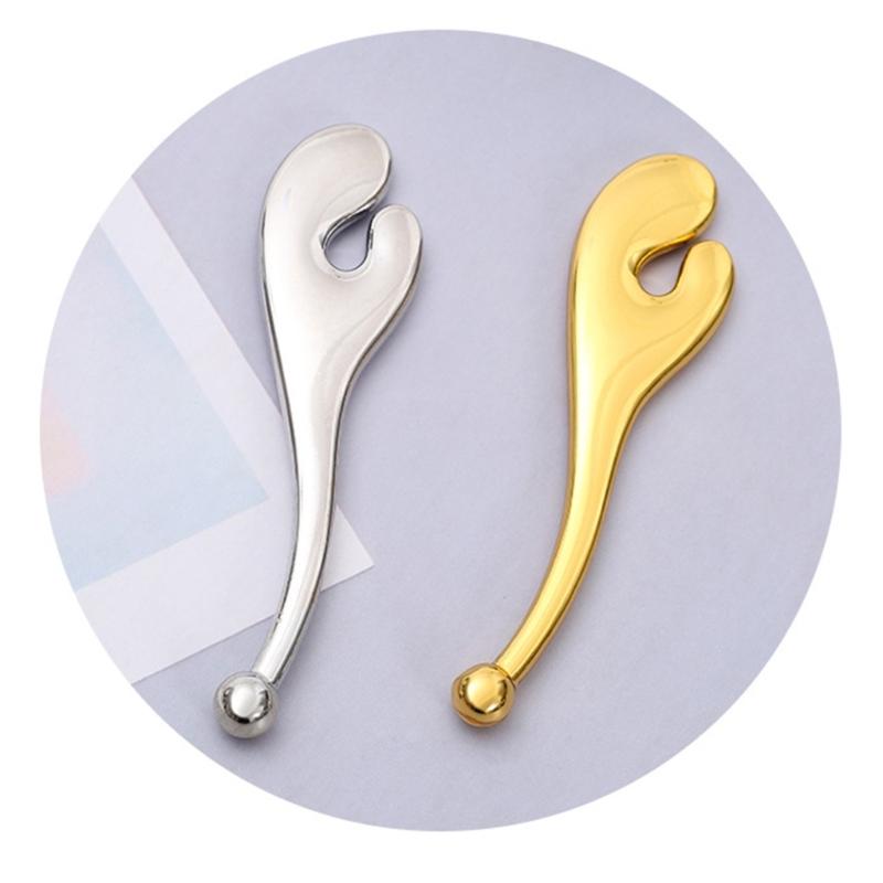 Metal Eye Cream Applicator Sticks Face Cream Spoons Elegant Face Massage Tool For Eyes And Forehead In 2 Color