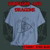 Distressed DnD Dice Atom T-Shirt: Dungeons and Dragons Fan Gift