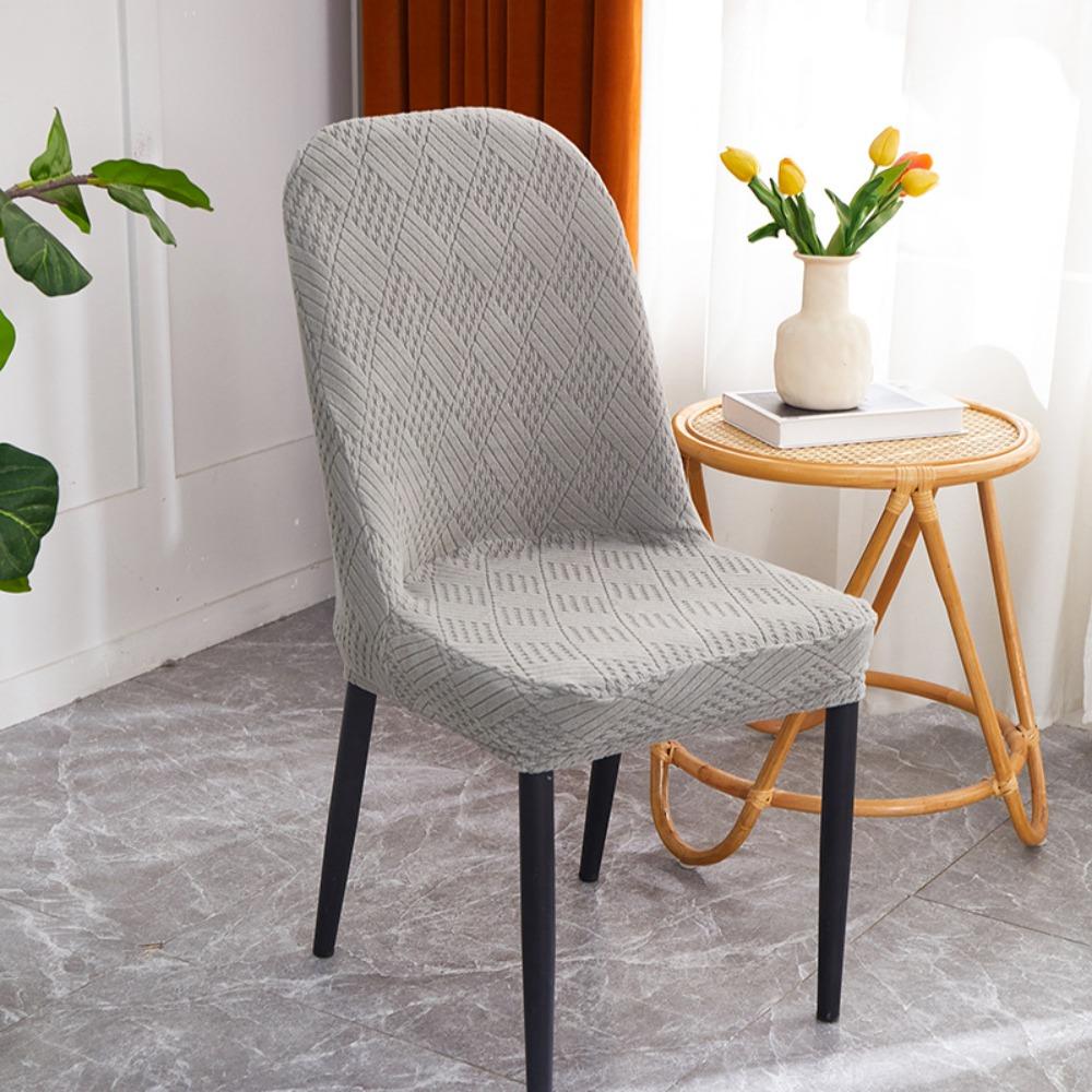 Universal Luxury Dining Chair Covers Stretchable Seat Covers for Home Kitchen Chairs with Backrest Protector