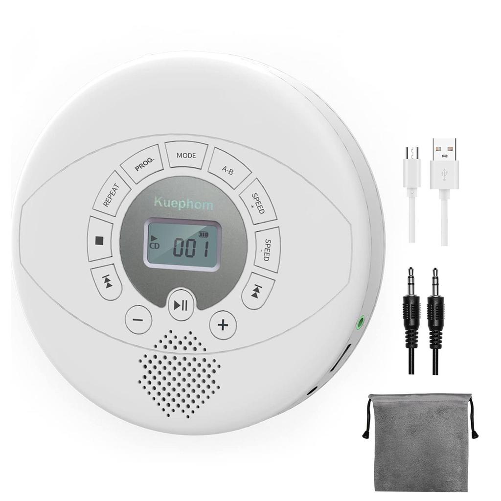 Bluetooth Portable CD Player for Home, Replay, Early Education & MP3 Playback