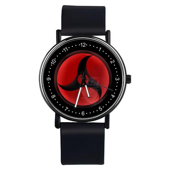 Naruto Analog Quartz Men Anime Black Watch Vintage