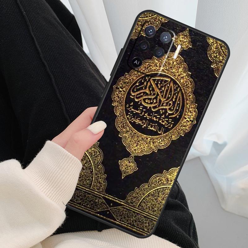 Muslim Ikhlas Islamic Holy Quran Case For Oppo A96 A76 A16 A60 A98 A58 A78 A18 A38 A80 A40 A77 A57 A17 A74 A54 A94 A15 A5 Pro