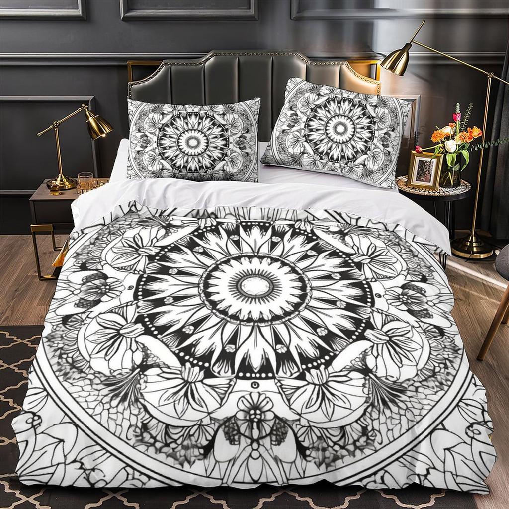 3D Digital Printing Bedding Two Or Three-Piece Set Bohemian Series Polyester