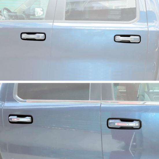 For -2025 Dodge Ram 1500 Gloss Black Exterior Door Handle Bowl Cover Trim 8P