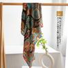 100% Mulberry Silk Scarf  Four Seasons New Printed Shawl Large Square Scarf Gift