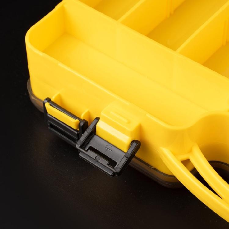 Two Layer Fishing Tool Box  Organizers with Removable Dividers  Baits Accessory Box Plastic Fishing Tool Box