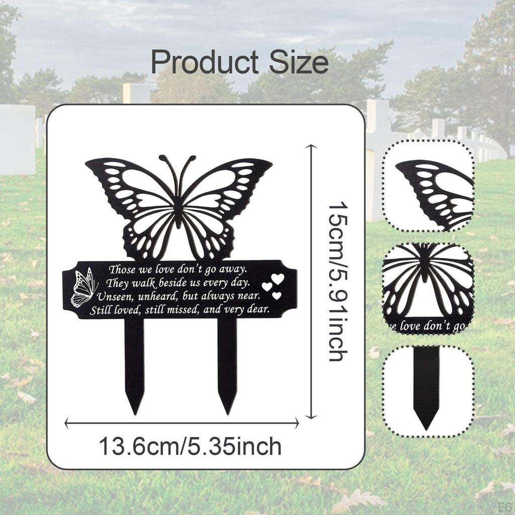 Cemetery Marker for Outdoor Memorials And Anniversaries