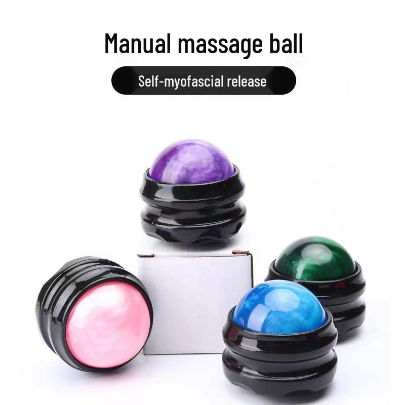 Handheld Mini Roller Massage Ball - Essential Oil Resin Neck, Back & Leg Massager