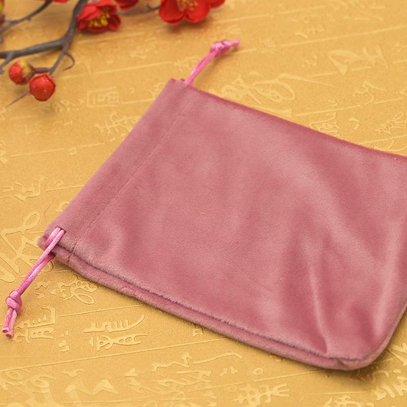 Thickened Velvet Drawstring Bag, Velvet Cloth Bag Super Soft Drawstring Bag Jewelry Packaging Bag