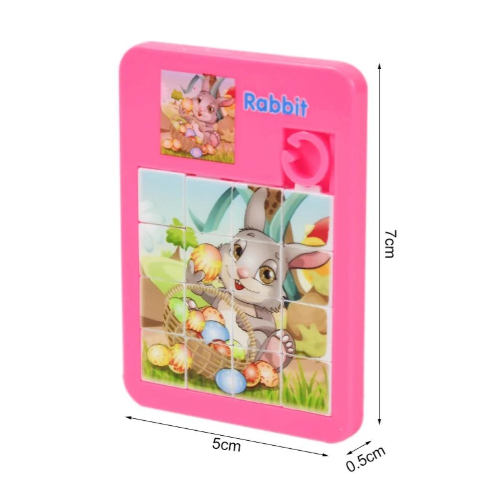 12/24PCS Puzzle Moving Sliding Early Education Animal Children's Jigsaw Puzzle Toy School Kindergarten Gift Gifts for Kids Games