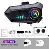 Y10 Motocyklová helma Headset Stereo Hlasové ovládání Bluetooth 5.3 Hands-Free volání IPX6 Vodotěsný 1000mAh S okolním světlem