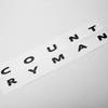 Pegatina de Letras Emblema Countryman Logo Negro ABS 3D Insignia Maletero Coche Para Mini Cooper S R60 F60 JCW Countryman Pegatina Accesorios