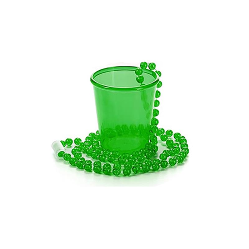 Halloween Dance Party Bead Necklace Shot Glass