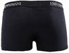 Emporio Armani 111610 CC722 21320 Boxer Briefs, 3-Pack, Black, Size S [Parallel Import]