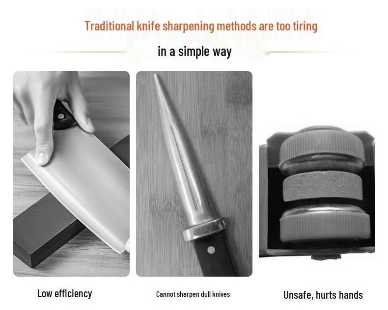 5 Yuan Off: Multifunctional Knife & Scissors Sharpener - Quick Household Tool