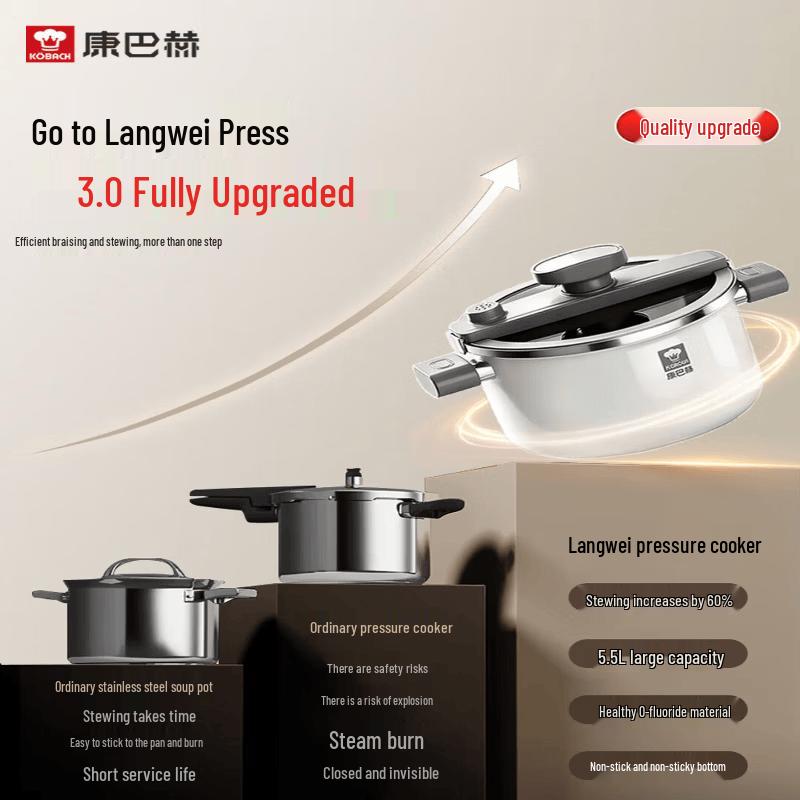KOBACH Dynamic Series Enamel Micro-Pressure Soup Pot