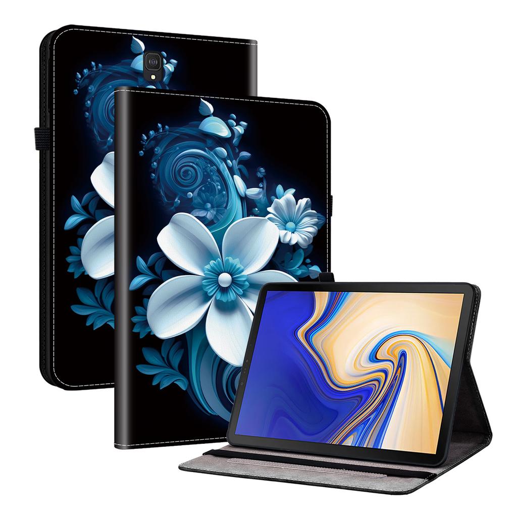 PU Leather Tablet Case for Samsung Galaxy Tab S4 10.5-11 Styles! Durable, with 2 Stand Slots, Pencil Holder & Card Slots, Flexible TPU Back Cover