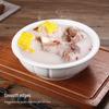 Creative Large Ceramic Soup Bowl - Thickened, Round, Restaurant & Household Tableware