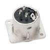 3-stifts XLR-kontakt 3-stifts hane & hona panelmontering sadelstolpe
