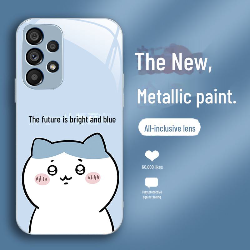 

Чехол для телефона Chiikawa совместим с моделями Samsung S23, S21, S30 и другими, идеально подходит для стиля интернет-знаменитости. S20