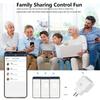 16A/20A Tuya EU WiFi Smart Plug Socket with Power Monitoring Voice Control AC 100-240V Compatible with Alexa Google Assistant